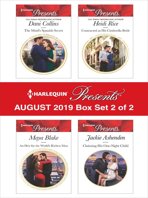 Title details for Harlequin Presents, August 2019, Box Set 2 of 2 by Dani Collins - Wait list